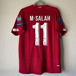 Salah Liverpool 19/20 Home Jersey — Size M